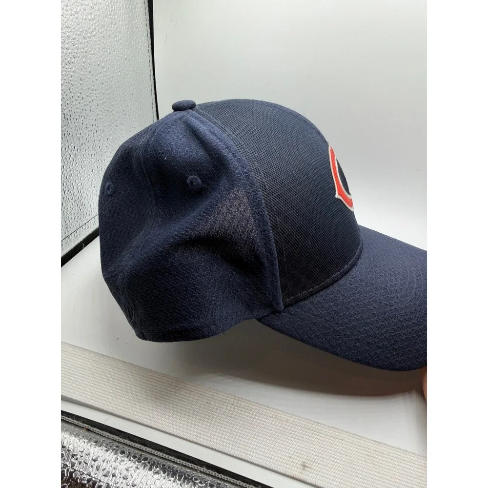 New Era 39THIRTY Chicago Bears Hat Mens Small Medium Navy Blue GSH NFL Sideline